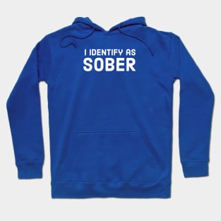 ALCOHOL / I IDENTIFY AS SOBER Hoodie